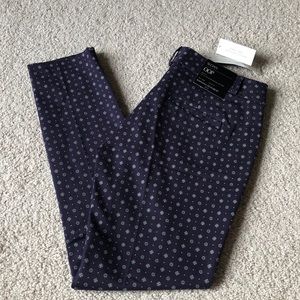 Banana Republic Sloan Pant in purple print